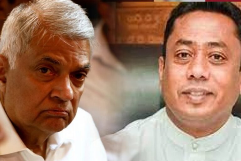 රාජ සභා මණ්ඩපය ඩෝසර් කල තුෂාරත් රනිල්ට සහය දෙයි!